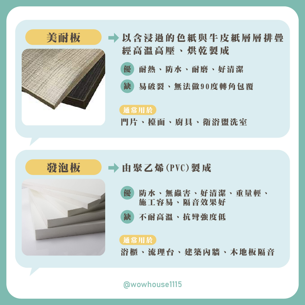 板材小知識,夾板、木心板、塑合板、密集板、美耐板、發泡板 - 窩要成設計