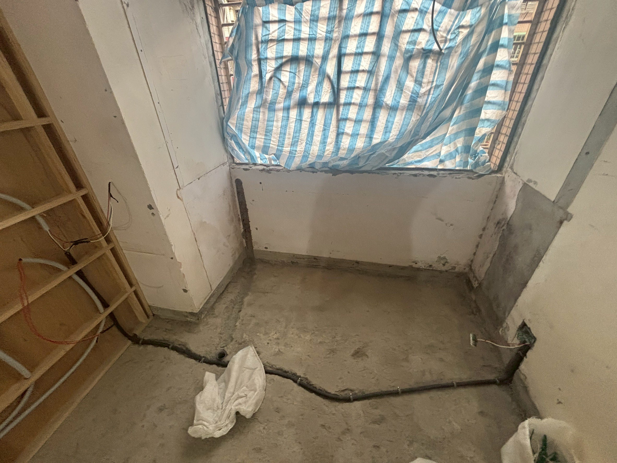 新莊幸福路水電配管02 施工紀錄