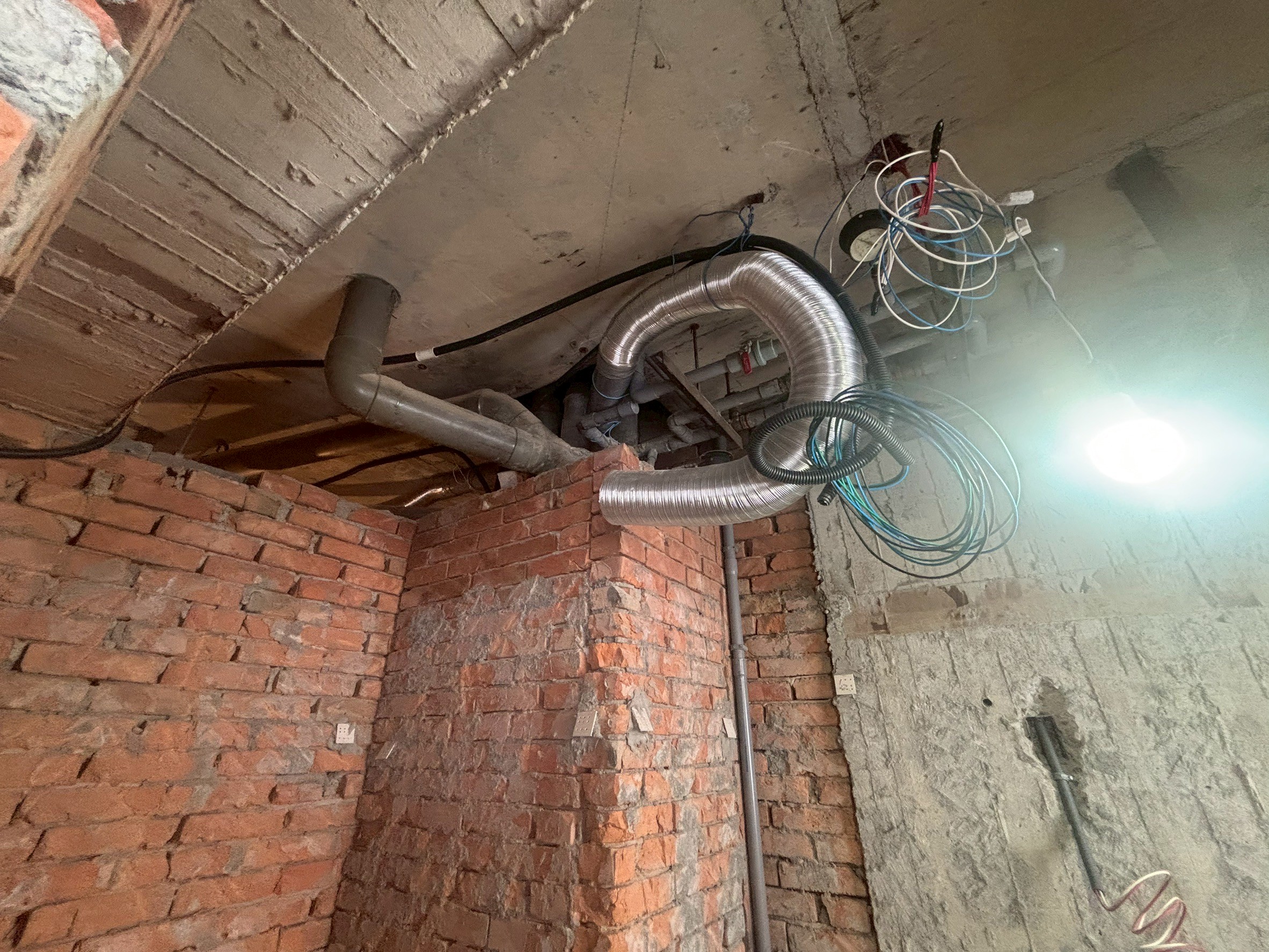 新莊幸福路水電配管 廚房 施工紀錄