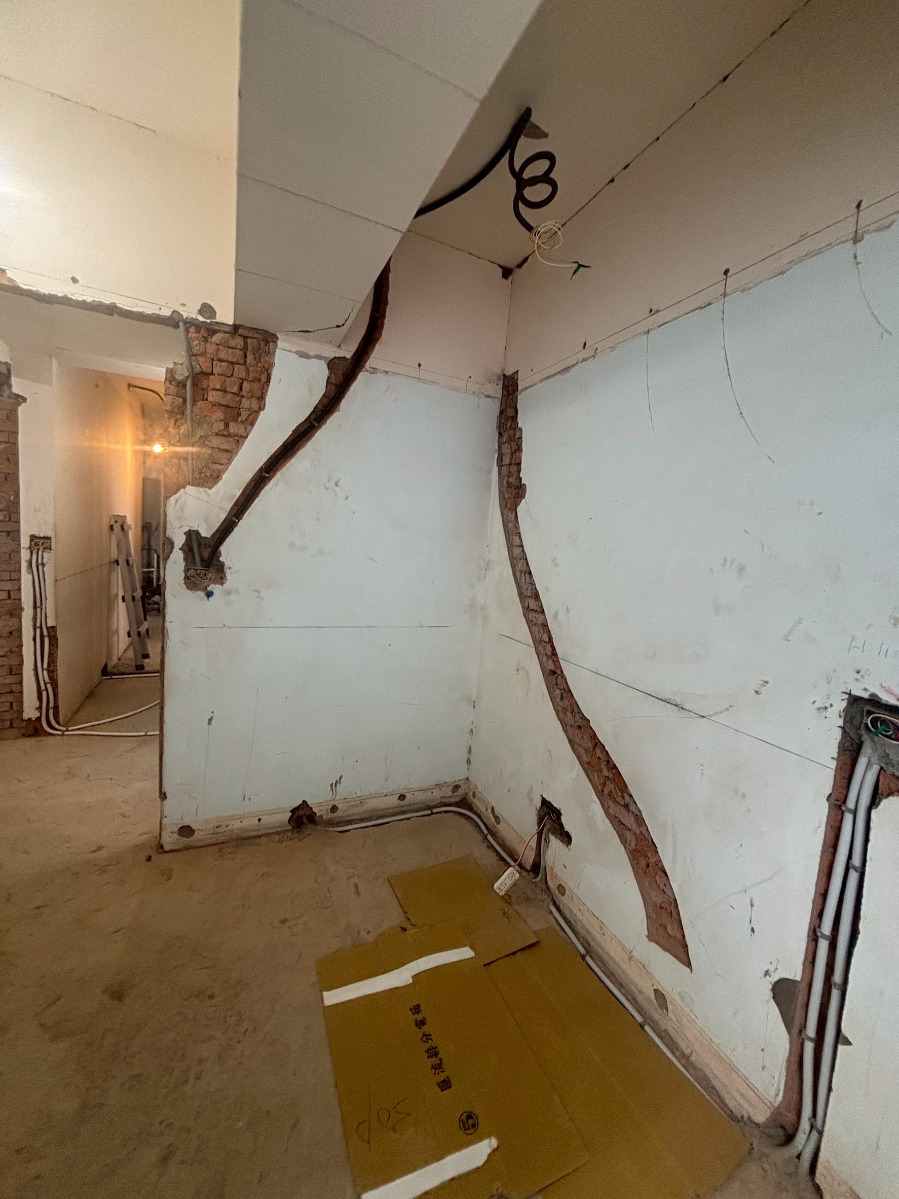 新莊幸福路水電退場03 施工紀錄