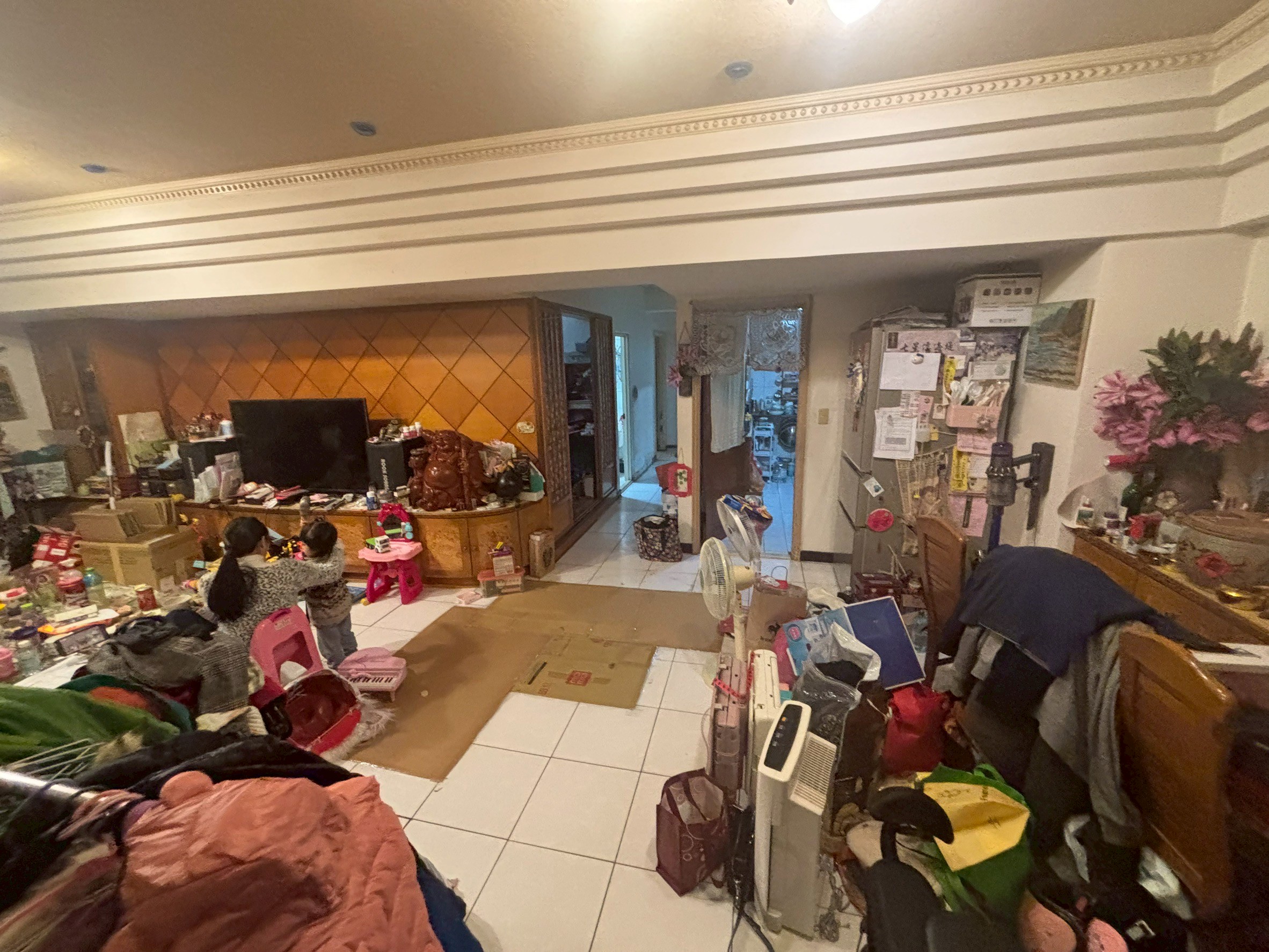 新莊幸福路住宅翻新前的室內現況