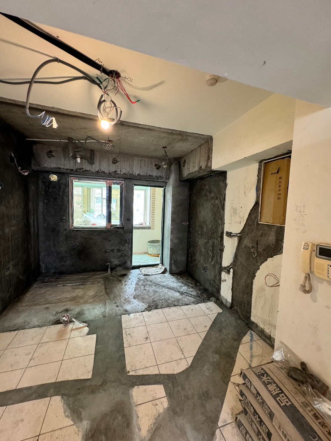 內湖康寧路案例｜泥作修補與打底施工紀錄