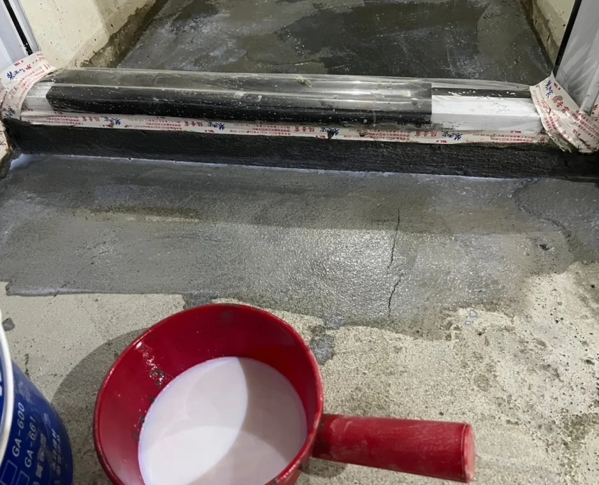 文山辛亥老屋翻新:地坪防水材料