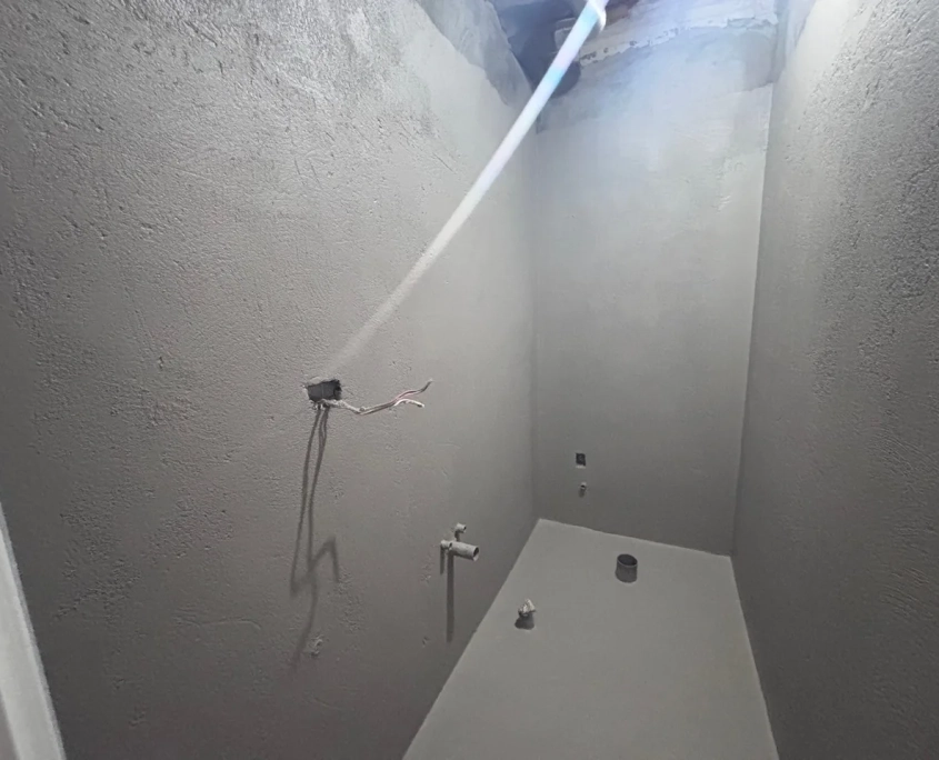 文山辛亥老屋翻新:浴室防水塗佈完成