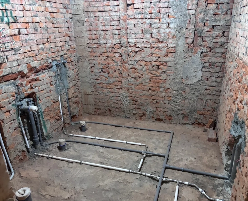 文山辛亥老屋翻新 12/03 工程專員巡場紀錄:水電配管完成