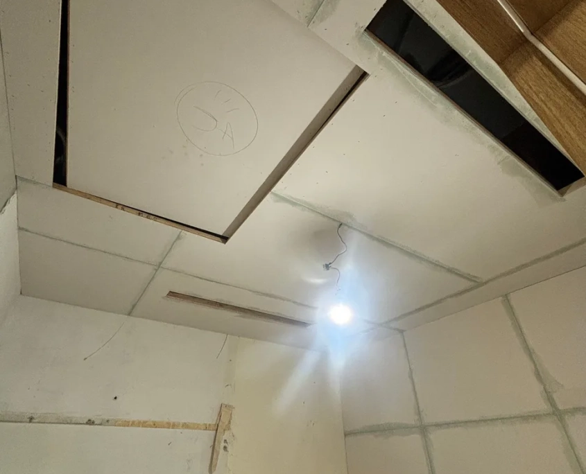中山合江老屋翻新 07/16 工程專員巡場紀錄:油漆進場